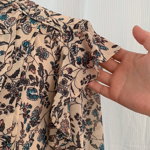 BARDOT Blush Floral Playsuit Size 10 - Picture 4 of 12